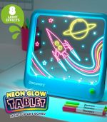 Neon Glow Tablet Light-Up Art Board - Image 2