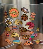 Assorted Stickers Iconic - Croissant - Image 4
