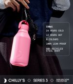 Series 3 Bottle, Lotus Pink 350ml - Image 4