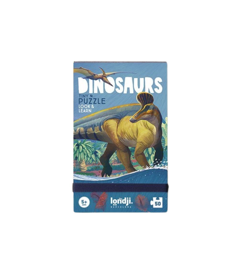 176 Londji Tiny Puzzle - Dinosaurs - Image 1