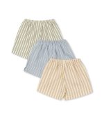 3 Pack Azur Shorts, Soleil/Bleu/Basil Stripe - Image 11