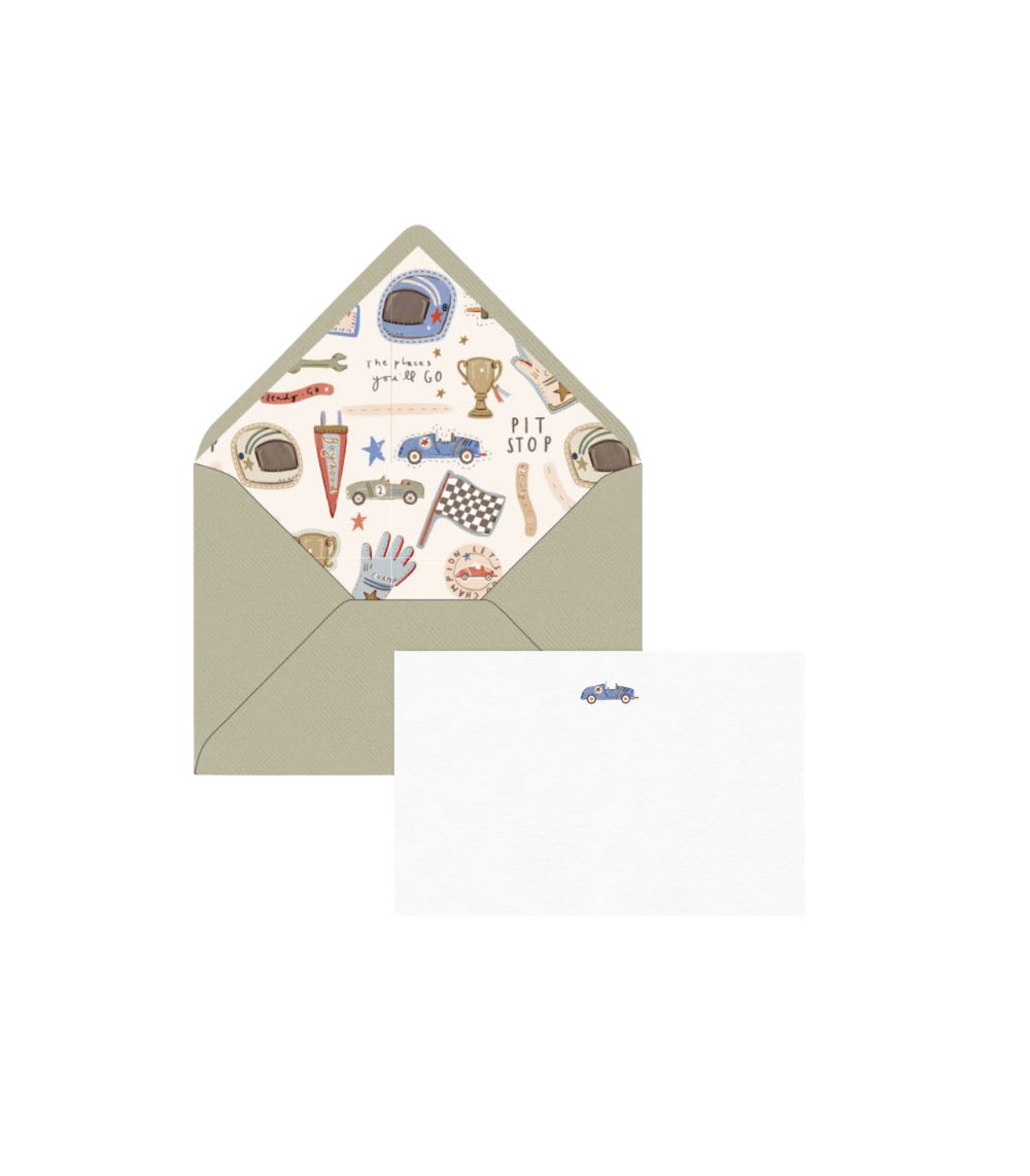 2 Pit Stop Greeting Card Set - Image 1