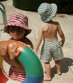 Asnou Swim Shorts, Stripe Verti - Image 2