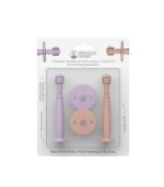 Dusty Pink And Lilac Training Toothbrush With Stopper
