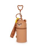 Teddy Bear Coin Purse with Key Ring - Mini Kawaii - Image 4