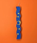 Moonlight Magic Hand-Painted Easter Candle - Image 2
