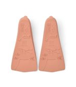 Gustav Swim Fins, Peach/Tuscany rose - Image 3