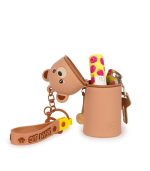 Teddy Bear Coin Purse with Key Ring - Mini Kawaii - Image 3