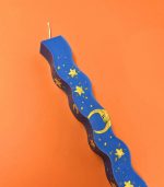 Moonlight Magic Hand-Painted Easter Candle - Image 4