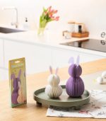 Set Of 2 Foldable Paper Bunnies - Hoppy Easter - Image 2