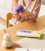 Set Of 2 Foldable Paper Bunnies - Hoppy Easter - Image 4