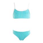 Aria Bikini, Turquoise Carreaux