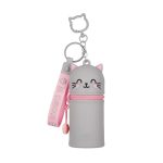 Kitty Coin Purse with Key Ring - Mini Kawaii