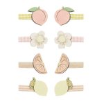 Peachy Citrus Mini Clips