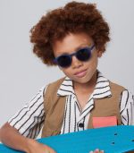 Izipizi Sun Kids 5-7y #D - Polarized Navy Blue - Grey - Image 2
