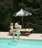 Inflatable Basket Ball Hoop, Green Stripe - Image 3