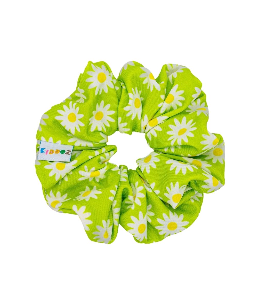 335 Kiddoz Lime Bloom Scrunchie - Image 1