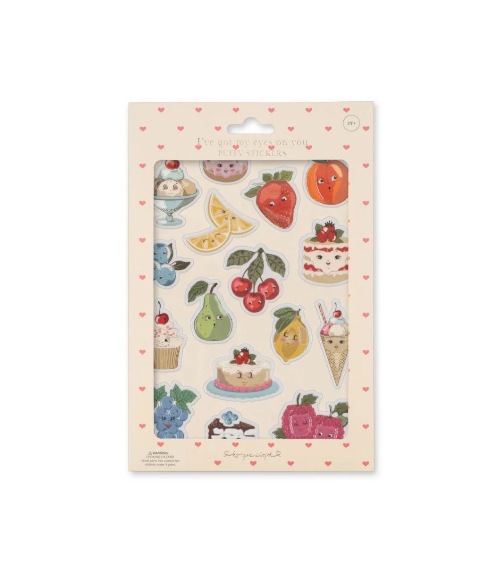365 Puffy Stickers, Fruity - Image 1