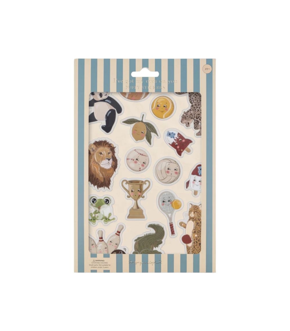 366 Puffy Stickers, Animals - Image 1