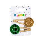 Kiddoz Happy Metallic Hair Clips