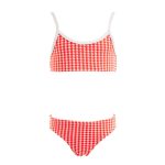 Aria Bikini, Orange Carreaux