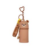 Teddy Bear Coin Purse with Key Ring - Mini Kawaii
