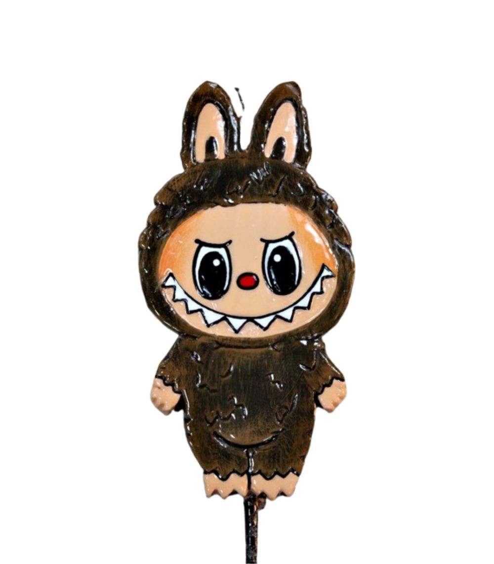 52 Labubu Easter Candle - Brown - Image 1