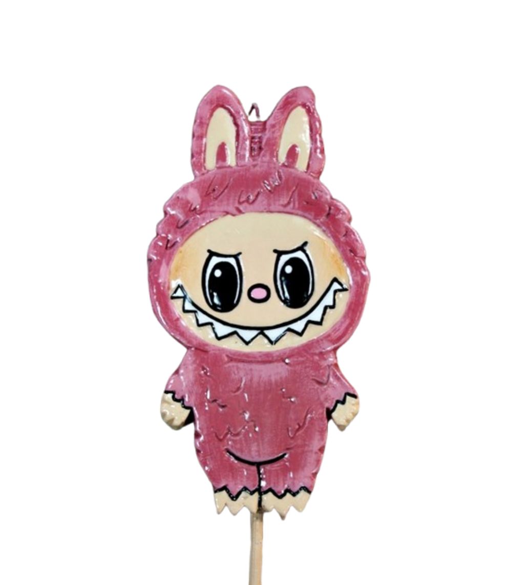 53 Labubu Easter Candle - Pink - Image 1