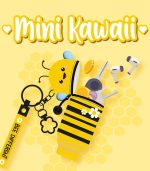 Bee Coin Purse with Key Ring - Mini Kawaii - Image 5