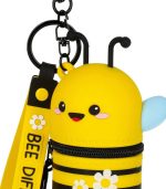 Bee Coin Purse with Key Ring - Mini Kawaii - Image 4