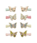 Floral Butterfly Mini Clips