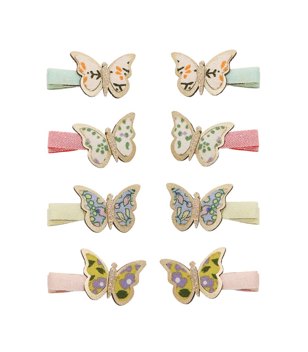 84 Floral Butterfly Mini Clips - Image 1