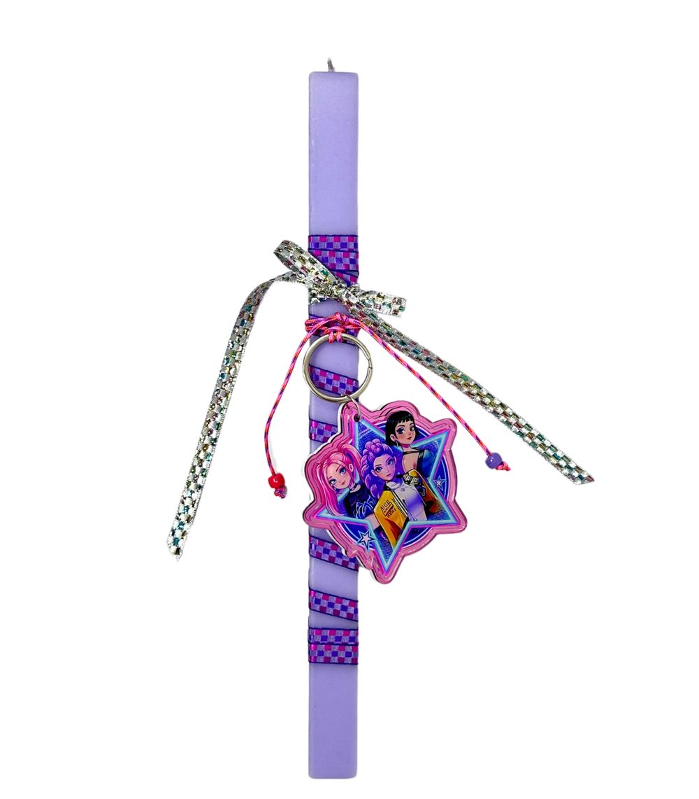 Easter Candles Wonder 2026 (18) Golden Team Easter Candle - Purple - Image 1
