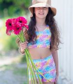Electric Neon Zebra Sports Top - Image 2