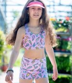 Lilac Thunder Crush Sports Top - Image 2