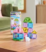 Magna-Tiles MicroMAGS Spring Garden 24 Piece Travel Set - Image 4
