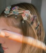 Backstage Clips In Rainbow Hearts - Image 4