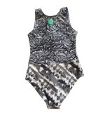 Siren Sleeveless Zip One-Piece, Shadow Wolf - Image 3