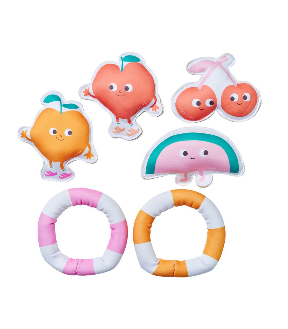 237 Dive Buddies - Poppy The Peach Set of 6 - Image 1