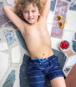 Boy's Swim Shorts, Blue Threads - Image 2