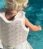 Kids Swim Vest - Into The Garden Ditsy Floral - Image 2