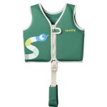 Kids Swim Vest - Into The Jungle Green