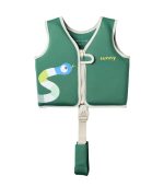 Kids Swim Vest - Into The Jungle Green