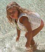 Kids Swim Vest - Into The Garden Ditsy Floral - Image 7