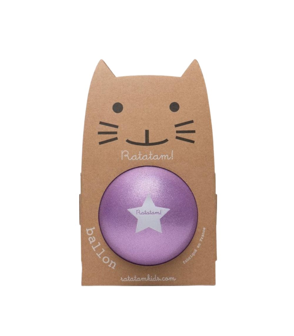 43 Summer Glitter Purple Ball 15cm - Image 1