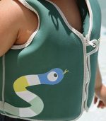 Kids Swim Vest - Into The Jungle Green - Image 8
