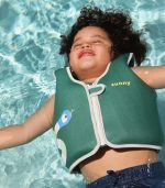 Kids Swim Vest - Into The Jungle Green - Image 12