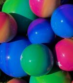Bubble Gum Violet & Blue Ball 15cm - Image 2