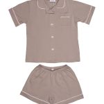 Light Grey Summer Preppy Women’s Pyjamas