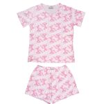 Monkey Business Pink Shortsleeve Summer Pyjamas